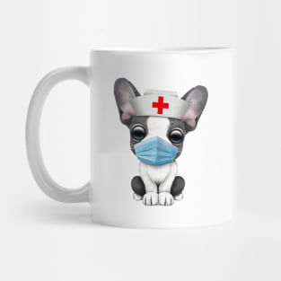 Cute French Bulldog Puppy Nurse Mug